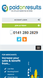 Mobile Screenshot of paidonresults.com